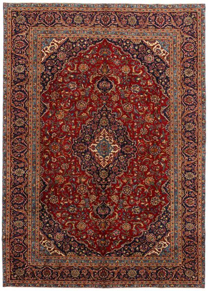 Kashan Persian Carpet 388x272