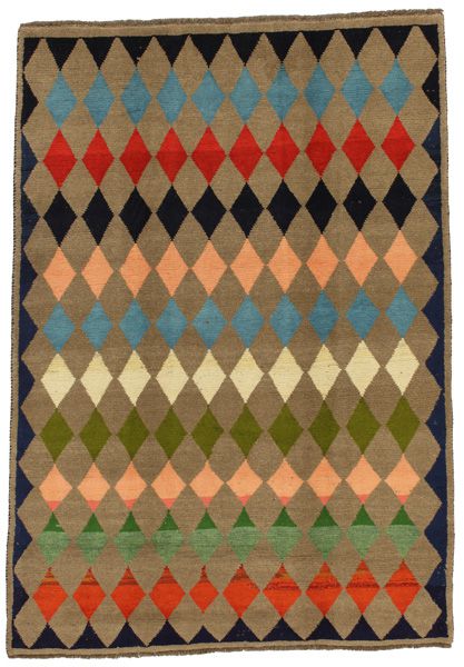 Gabbeh - Qashqai Persian Carpet 235x163