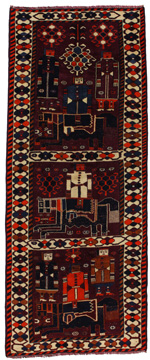 Carpet Bakhtiari Lori 373x149